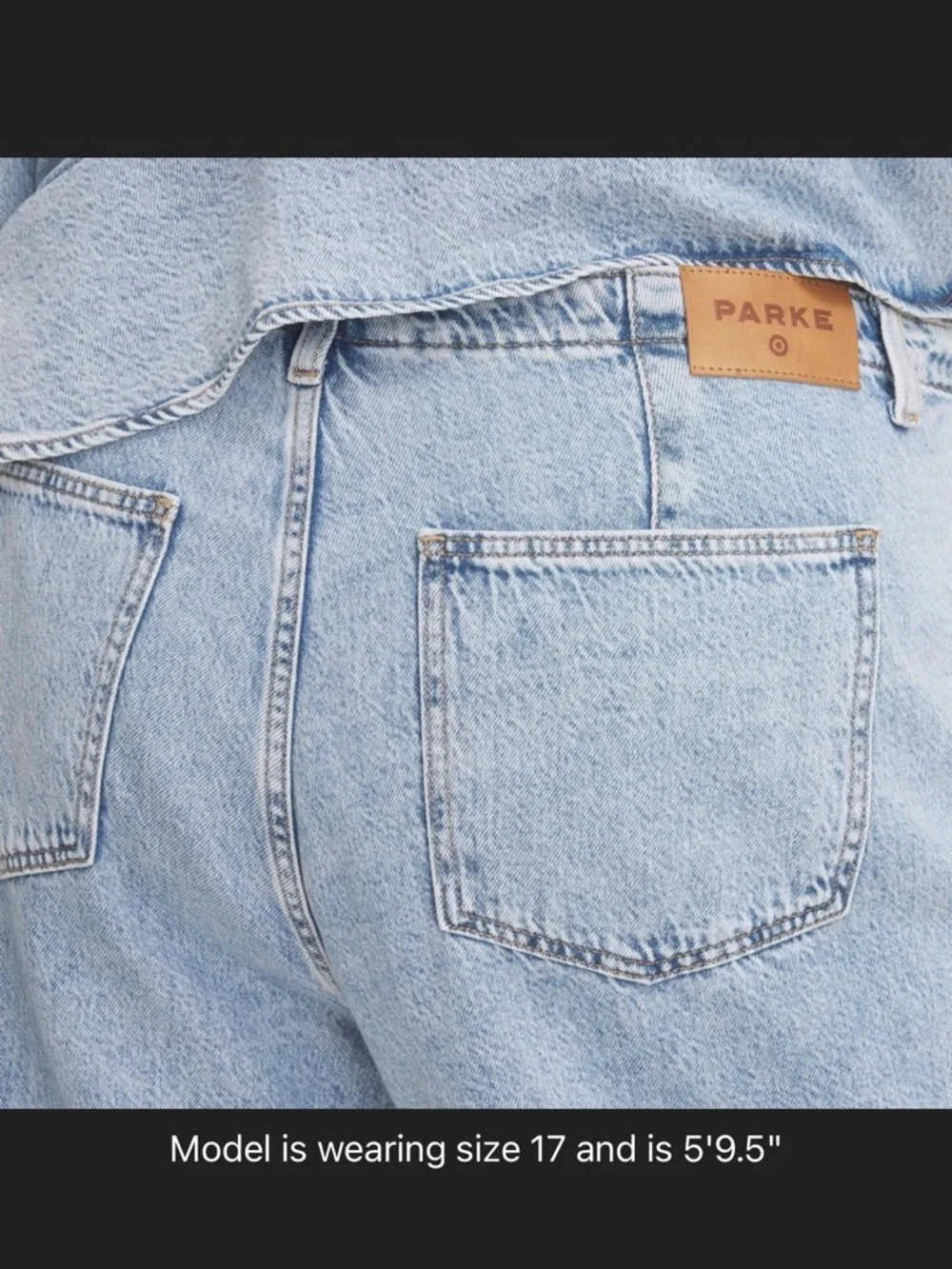 Parke X Target light wash jeans - Picture 3 of 5